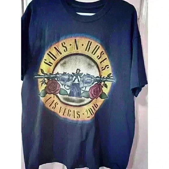 Guns N Roses 2016 Officially licensed Tour Shirt, Las Vegas April 8th, 9th, XL - Picture 4 of 5